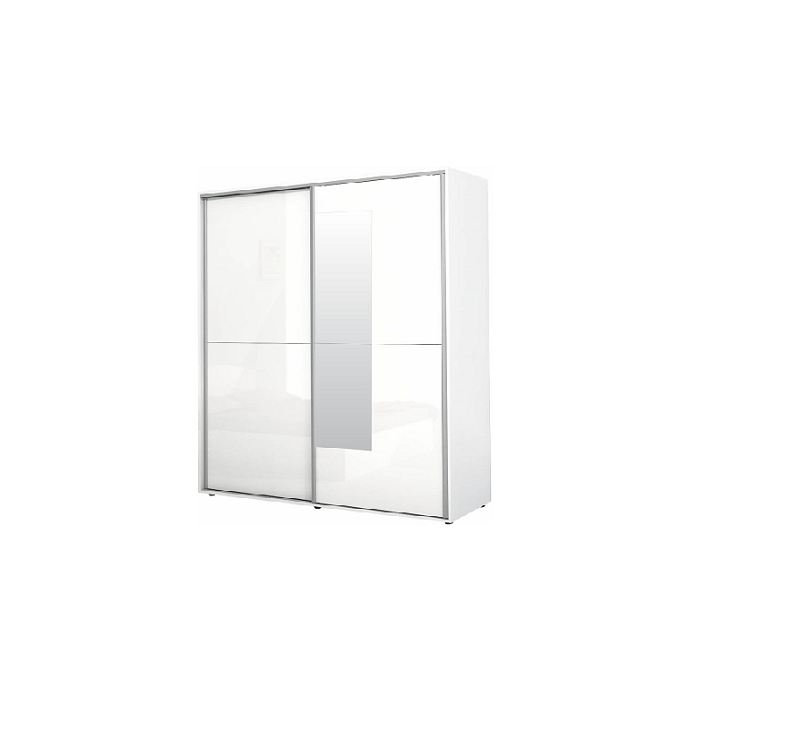 Ντουλάπα με συρόμενες πόρτες και καθρέφτη Αpolo8 180x59x200 DIOMMI 33-025