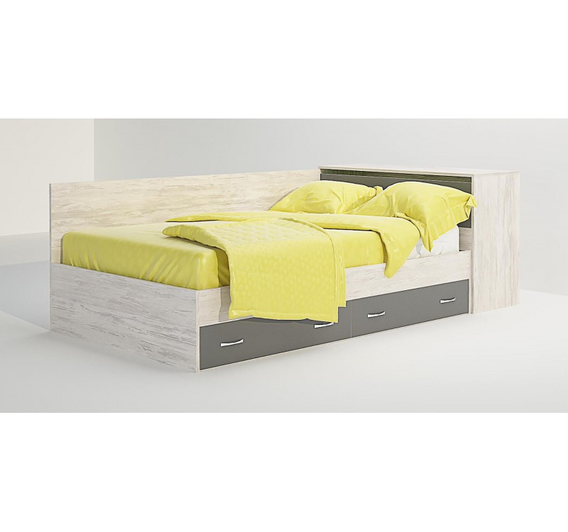 Σετ κρεβατοκάμαρας Andrea με μπουντουάρ 120x190 DIOMMI 33-074