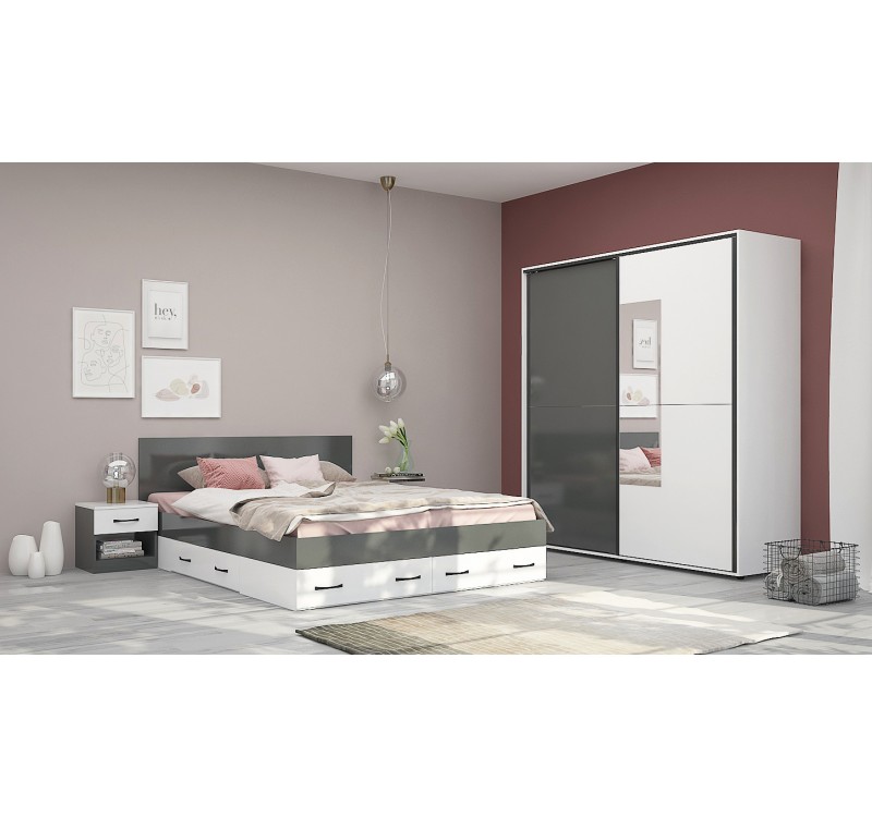 Σετ κρεβατοκάμαρας Apolo5 160x200 DIOMMI 33-097