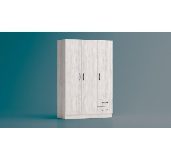Τρίφυλλη ντουλάπα Αpolo2 120x52x181 DIOMMI 33-131