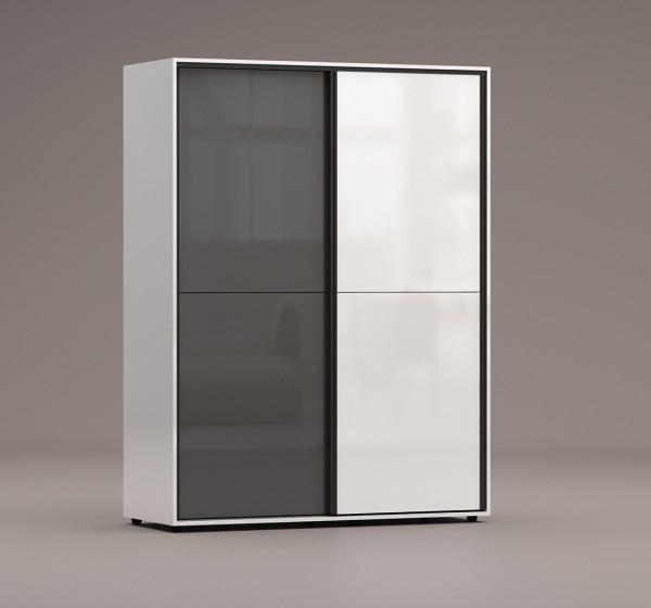 Δίφυλλη συρόμενη ντουλάπα Apolo4 150x59x200 DIOMMI 33-138