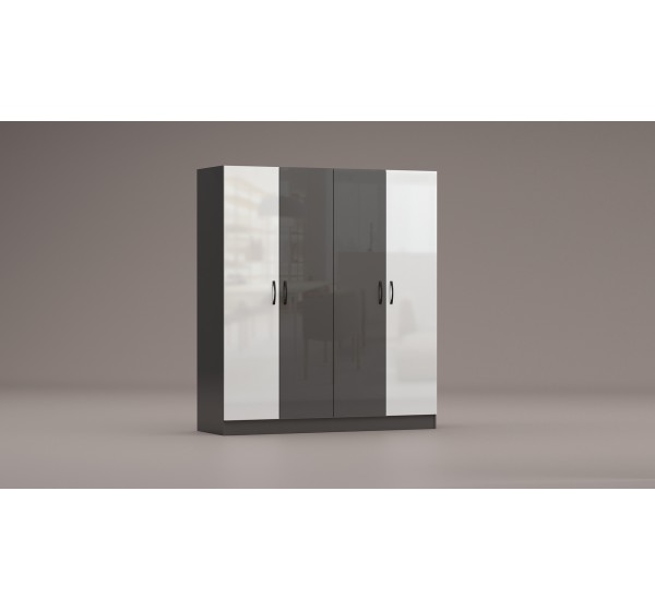 Τετράφυλλη ντουλάπα Apolo6 160x52x181 DIOMMI 33-142