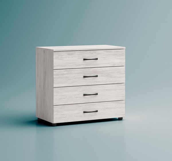 Συρταριέρα Apolo2 με τέσσερα συρτάρια 80x43x74 DIOMMI 33-153