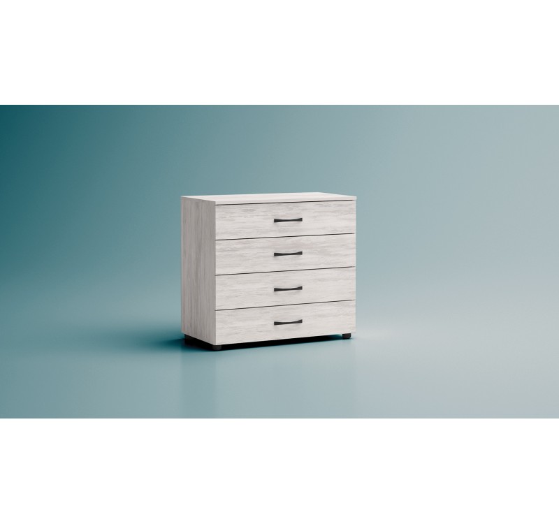 Συρταριέρα Apolo2 με τέσσερα συρτάρια 80x43x74 DIOMMI 33-153