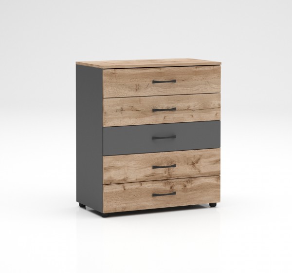 Συρταριέρα Apolo3 με πέντε συρτάρια 80x43x91 DIOMMI 33-157