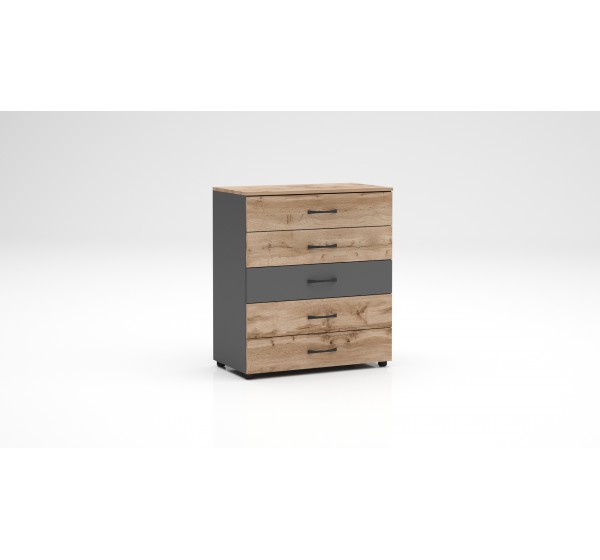 Συρταριέρα Apolo3 με πέντε συρτάρια 80x43x91 DIOMMI 33-160