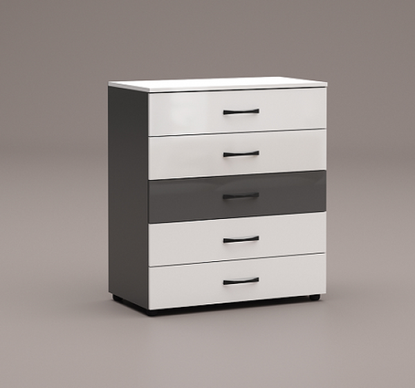 Συρταριέρα Apolo3 με πέντε συρτάρια 80x43x91 DIOMMI 33-161