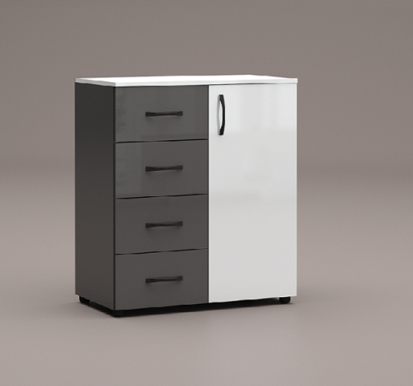 Συρταριέρα Apolo5 με συρτάρια και πορτα 80x43x91 DIOMMI 33-175