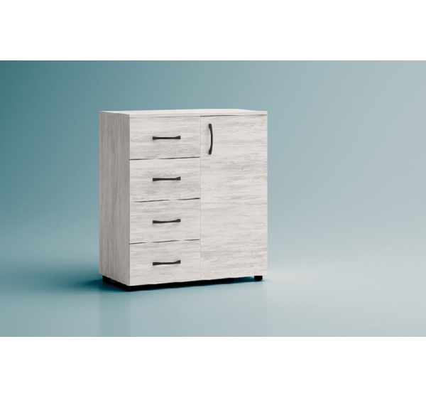 Συρταριέρα Apolo5 με συρτάρια και πορτα 80x43x91 DIOMMI 33-176