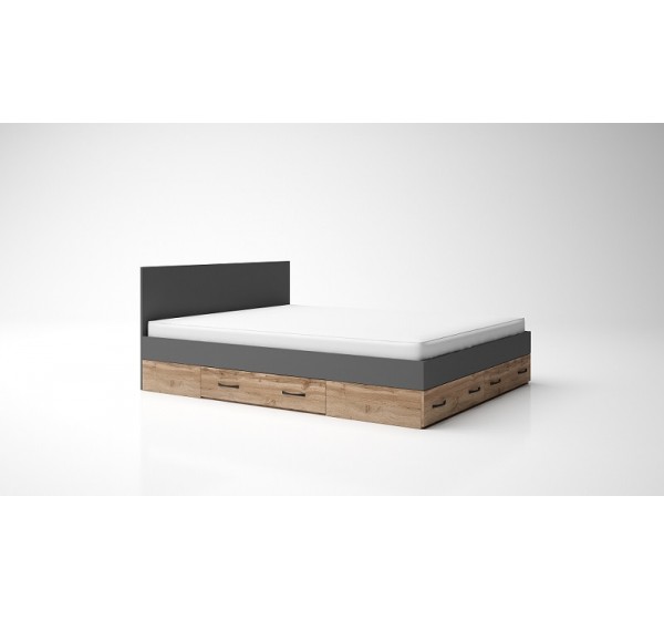 Κρεβάτι με συρτάρια Apolo10 160x200 DIOMMI 33-254