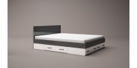 Κρεβάτι με συρτάρια Apolo10 160x200 DIOMMI 33-258