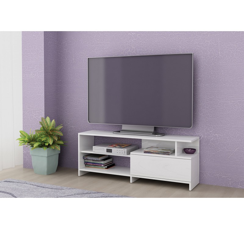 Σύνθετο ξύλινο Alfa 70 white gloss 120x30x45 DIOMMI 33-298