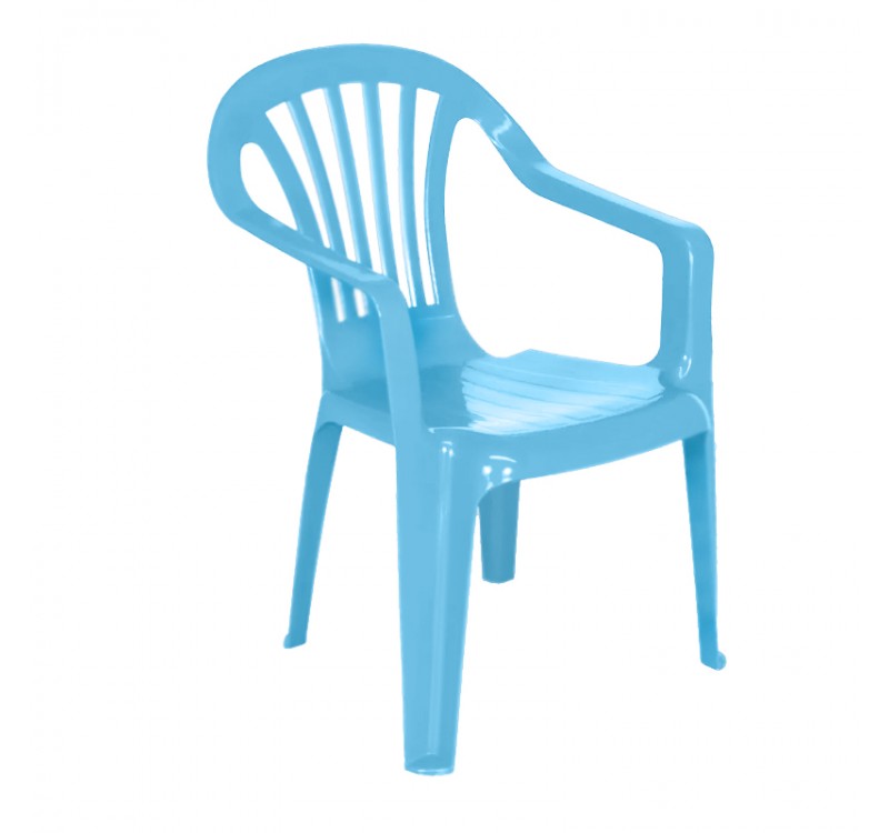 Καρεκλάκι παιδικό Baby Altea από πολυπροπυλένιο σε χρώμα μπλε 38x38x52εκ.