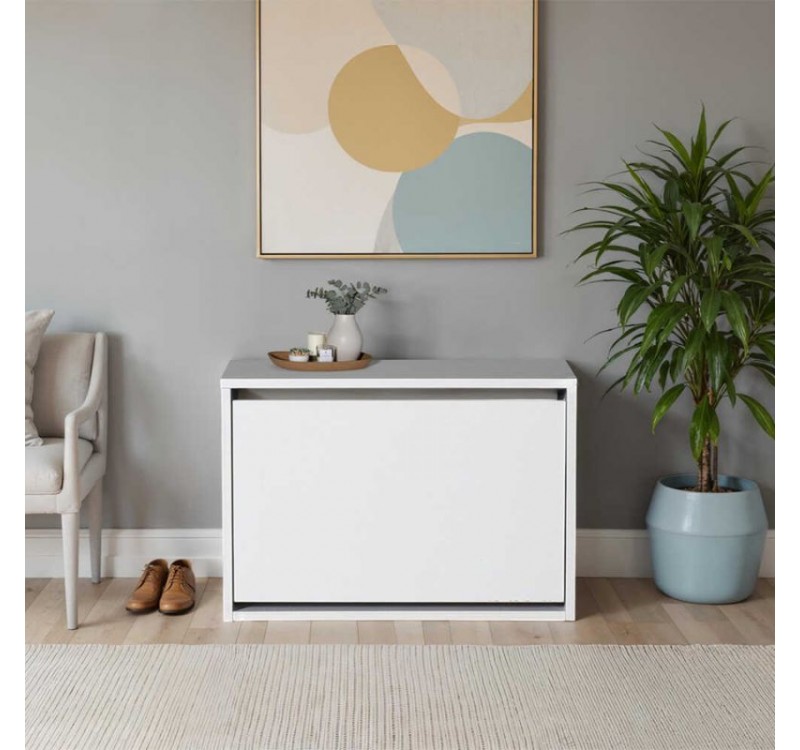 Παπουτσοθήκη Step Megapap 6 ζευγών χρώμα λευκό 60x30x42εκ.