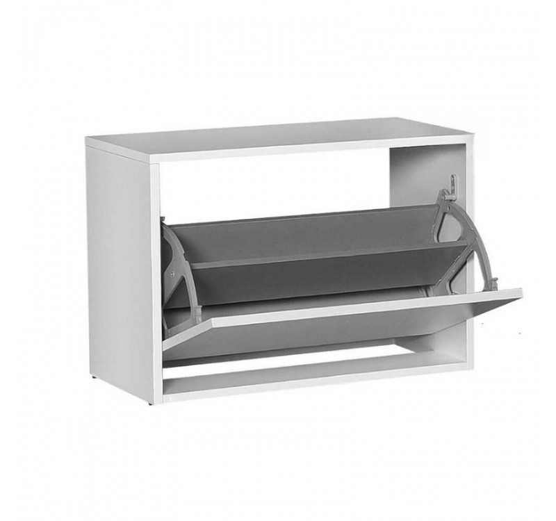 Παπουτσοθήκη Step Megapap 6 ζευγών χρώμα λευκό 60x30x42εκ.