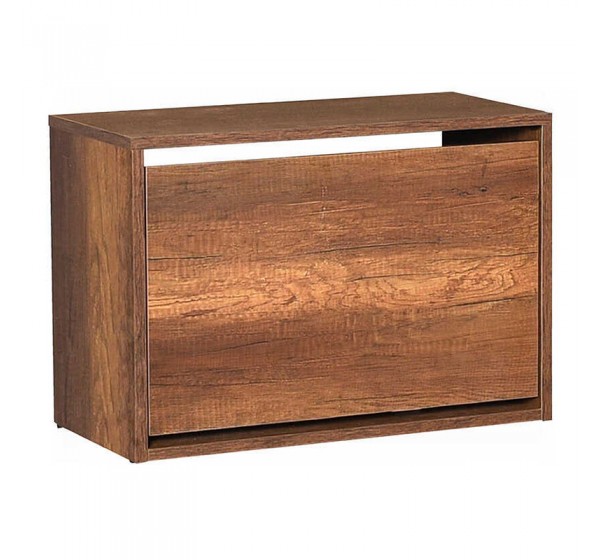 Παπουτσοθήκη 6 ζεύγων Step Megapap χρώμα καρυδί 60x30x42εκ.