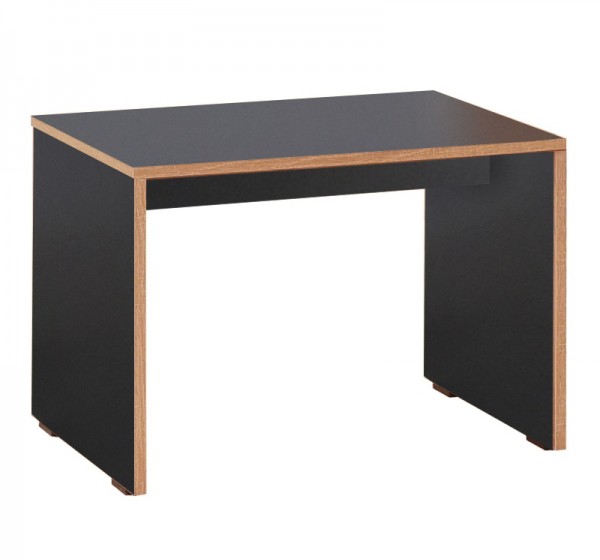 Τραπεζάκι σαλονιού - γραφείου Rio Megapap χρώμα ανθρακί 60x40x43εκ.