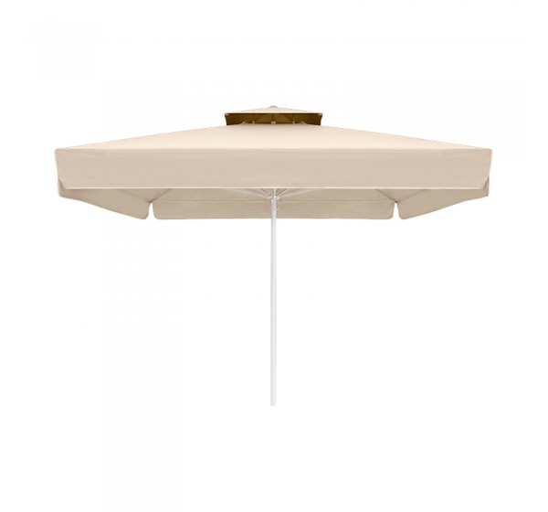 Ομπρέλα επαγγελματική Juno Megapap τηλεσκοπική αλουμινίου χρώμα εκρού 3,5x3,5m.