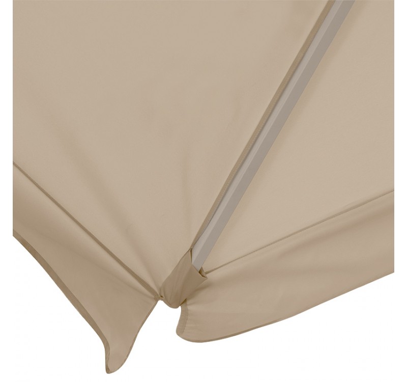 Ομπρέλα επαγγελματική Juno Megapap τηλεσκοπική αλουμινίου χρώμα εκρού 3,5x3,5m.