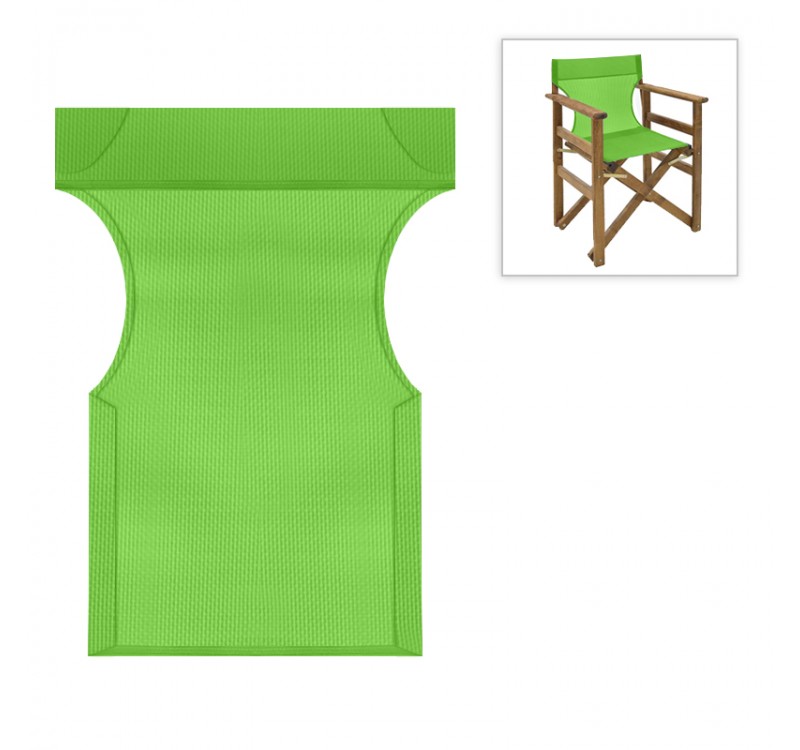 Διάτρητο πανί επαγγελματικό για πολυθρόνα σκηνοθέτη χρώματος λαχανί Megapap