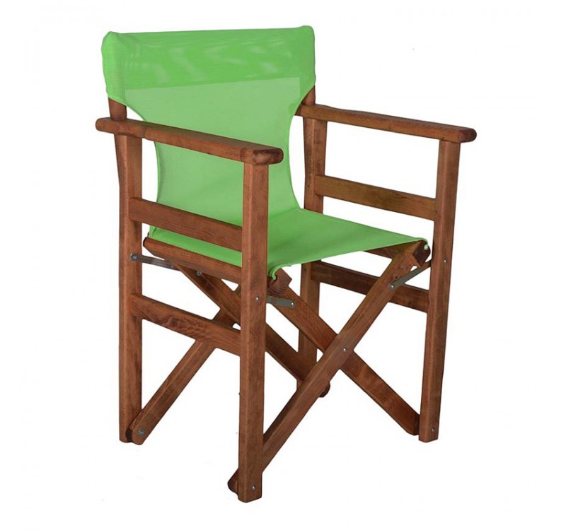 Διάτρητο πανί επαγγελματικό για πολυθρόνα σκηνοθέτη χρώματος λαχανί Megapap