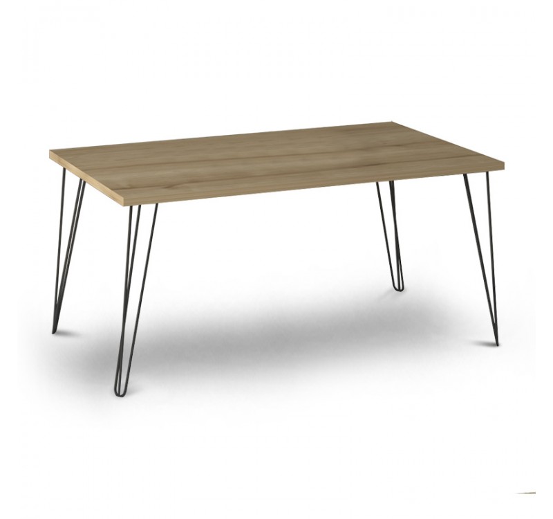 Τραπεζάκι σαλονιού Fiona Megapap χρώμα oak 90x55x43εκ.