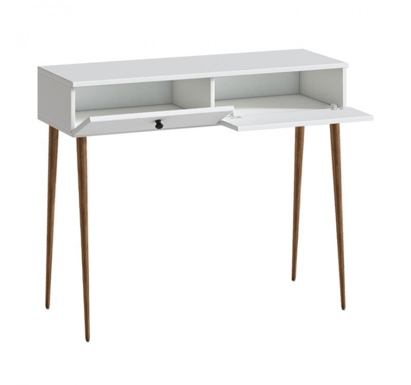 Κονσόλα Alis Megapap χρώμα λευκό 110x29x88εκ.