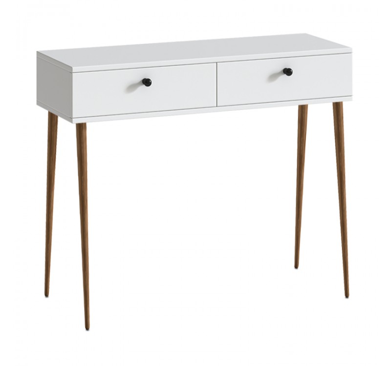 Κονσόλα Alis Megapap χρώμα λευκό 110x29x88εκ.
