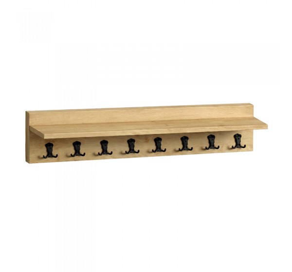 Κρεμάστρα τοίχου Vettini Megapap χρώμα sapphire oak 100x12x20εκ.