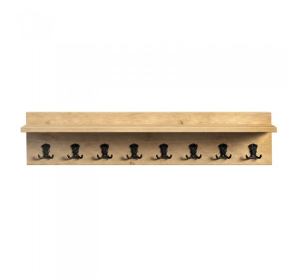 Κρεμάστρα τοίχου Vettini Megapap χρώμα sapphire oak 100x12x20εκ.