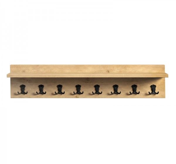 Κρεμάστρα τοίχου Vettini Megapap χρώμα sapphire oak 100x12x20εκ.