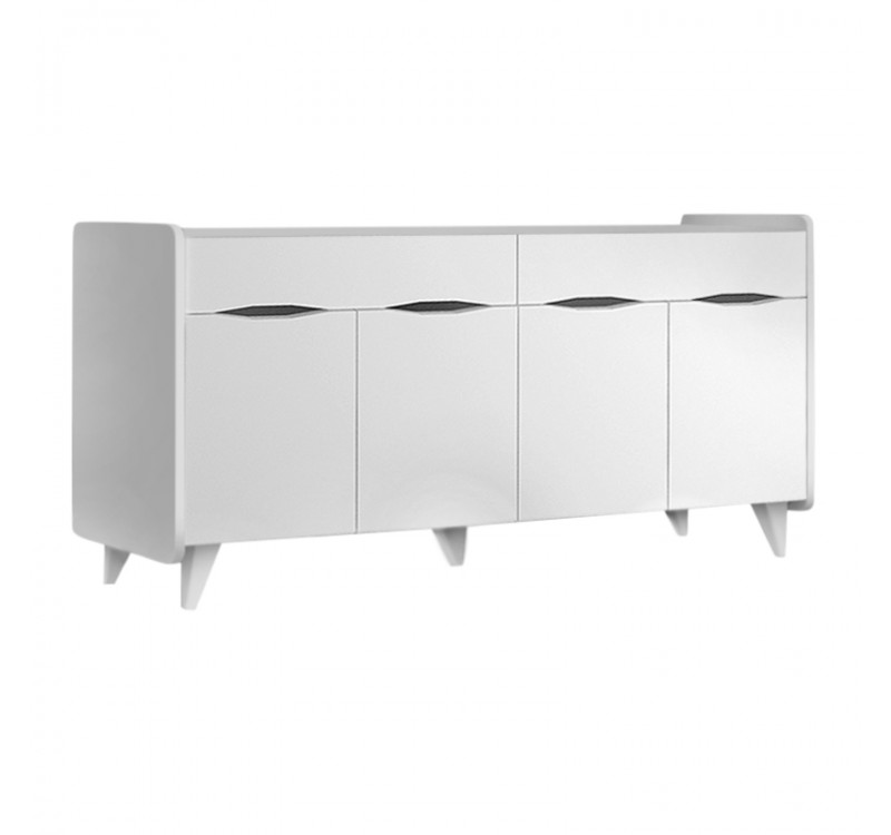 Μπουφές Sila Megapap χρώμα λευκό 140x45x72εκ.