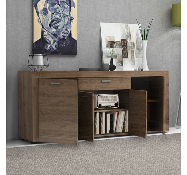 Μπουφές Joseph Megapap χρώμα καρυδί 177x40x76εκ.