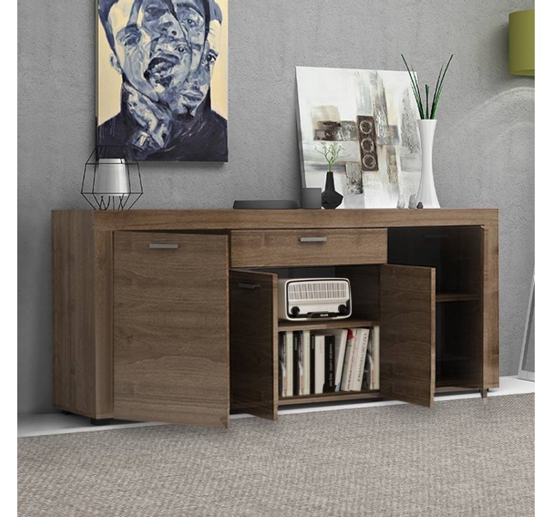 Μπουφές Joseph Megapap χρώμα καρυδί 177x40x76εκ.