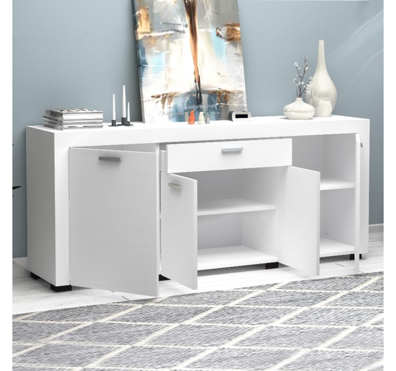 Μπουφές Joseph Megapap χρώμα λευκό 177x40x76εκ.