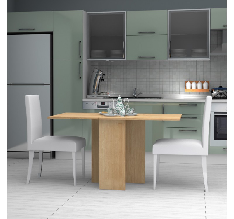 Τραπέζι Pepe Megapap επεκτεινόμενο χρώμα φυσικό οξιάς 28(56+56)x77x75εκ.