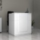 Γραφείο υποδοχής - reception Gemini Megapap χρώμα λευκό 100x70x110εκ.
