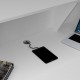 Γραφείο υποδοχής - reception Gemini Megapap χρώμα λευκό 150x70x110εκ.