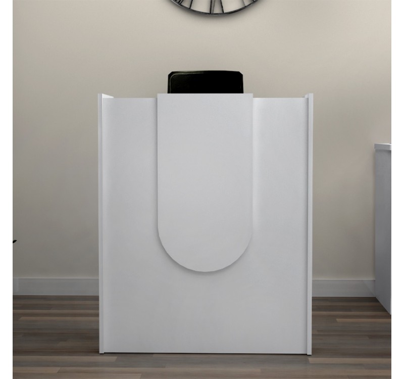 Γραφείο υποδοχής - reception Mezzo Megapap χρώμα λευκό 90x40x110εκ.