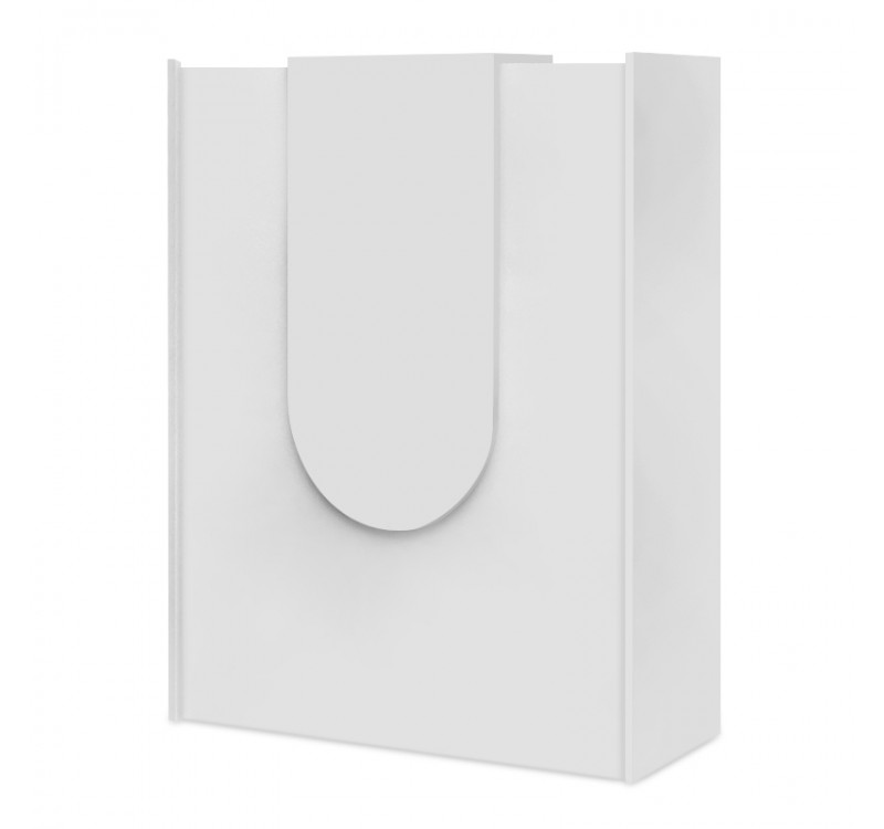 Γραφείο υποδοχής - reception Mezzo Megapap χρώμα λευκό 90x40x110εκ.