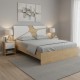 Κρεβάτι Bergamo Megapap χρώμα φυσικό οξιάς 160x200εκ.