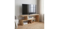 Έπιπλο τηλεόρασης Forever Megapap χρώμα φυσικό οξιάς 100x30x40cm.