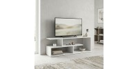Έπιπλο τηλεόρασης Forever Megapap χρώμα λευκό 120x30x40cm.