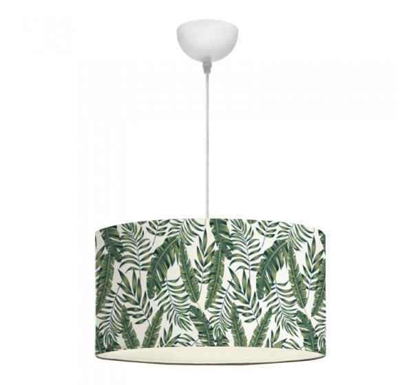 Φωτιστικό οροφής Alamea Megapap E27 υφασμάτινο μονόφωτο πολύχρωμο Φ38x70εκ.