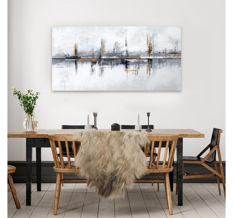 Πίνακας σε καμβά "Port" Megapap ψηφιακής εκτύπωσης 80x40x3εκ.