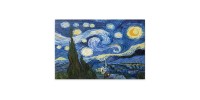 Πίνακας σε καμβά "Starry Night" Megapap ψηφιακής εκτύπωσης 100x70x3εκ.