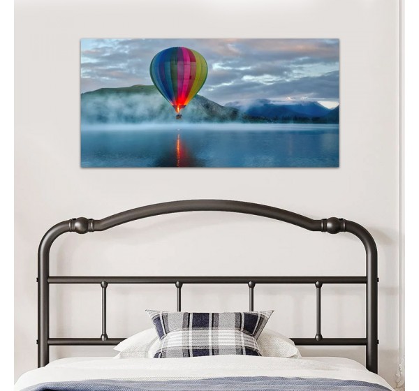 Πίνακας σε καμβά "Air Balloon" Megapap ψηφιακής εκτύπωσης 120x60x3εκ.