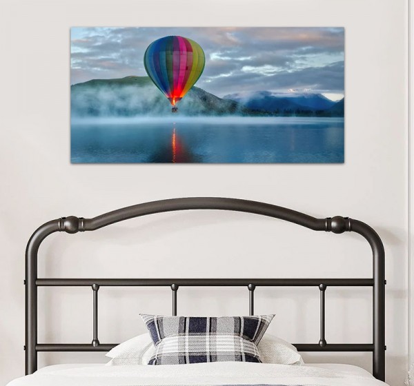 Πίνακας σε καμβά "Air Balloon" Megapap ψηφιακής εκτύπωσης 120x60x3εκ.