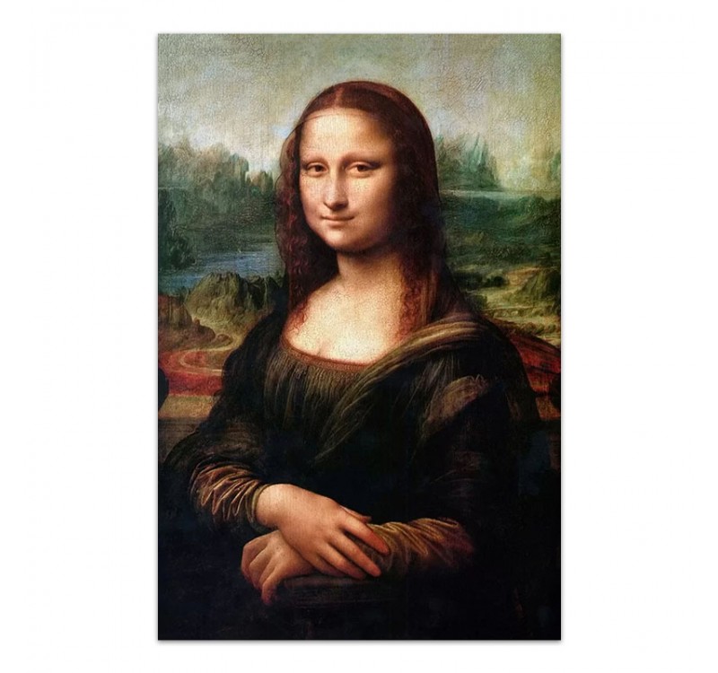 Πίνακας σε καμβά "Mona Lisa" Megapap ψηφιακής εκτύπωσης 70x100x3εκ.