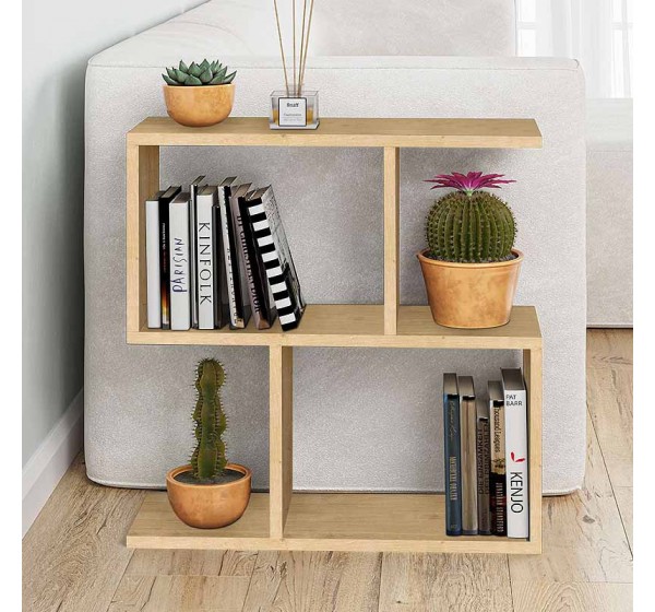 Τραπεζάκι βοηθητικό Homemania Megapap χρώμα sapphire oak 60x20x60εκ.
